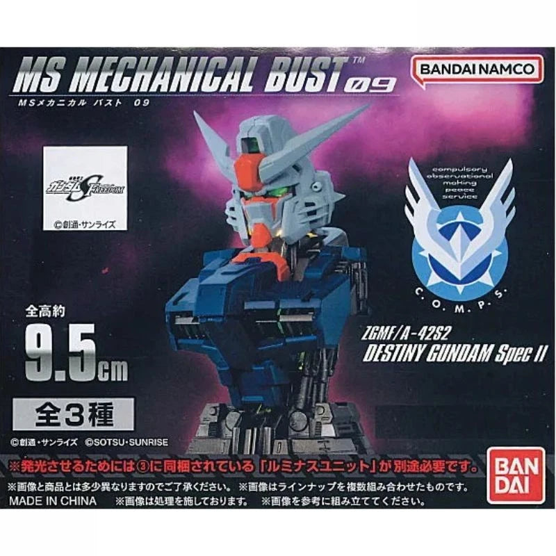 MS Mechanical Bust 09 Destiny Gundam Spec II Complete Set Figure Capsule Toy