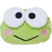 Marushin Sanrio Kero Kero Keroppi Face Pouch JAPAN OFFICIAL