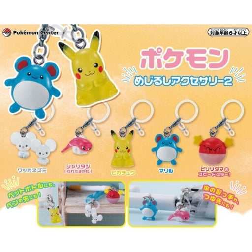 Pokemon Mejirushi Accessory Set vol.2 All 5 type Set Capsule Toy JAPAN