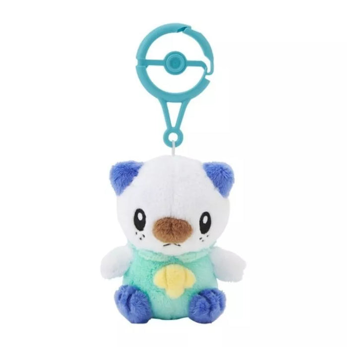 Pokemon Center Original Plush Doll with Carabiner Oshawott JAPAN OFFICIAL