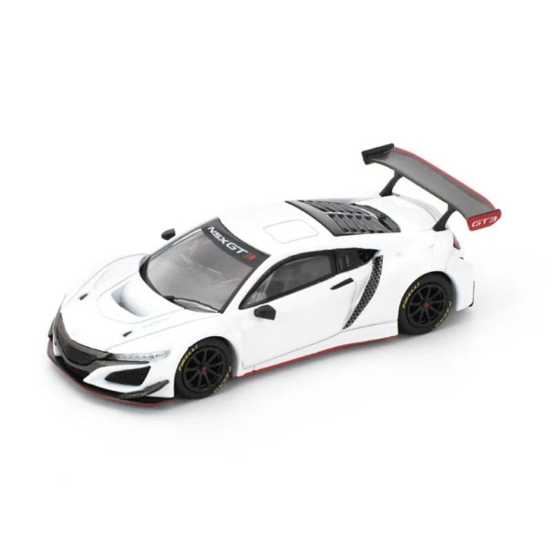 Honda NSX GT3 EVO22 White 1/64 Miniature Car JAPAN OFFICIAL