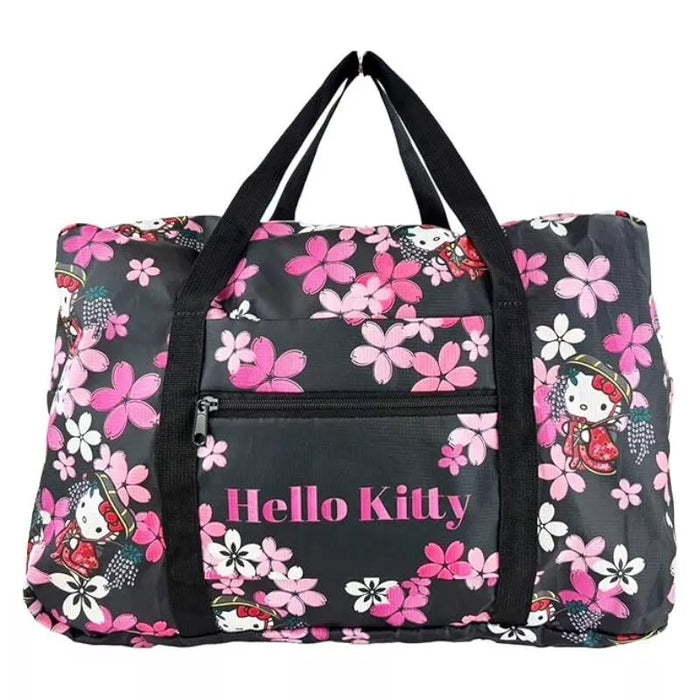 Sanrio Hello Kitty 50th Anniversary Maiko Folding Carryon Bag JAPAN OFFICIAL