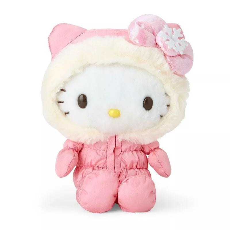 Sanrio Hello Kitty Fluffy Winter Plush Doll JAPAN OFFICIAL