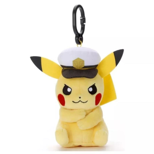Pokemon Captain Pikachu Sound Plush Doll JAPAN OFFICIAL