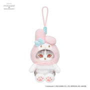 mofusand x Sanrio Characters Potefuwa Mascot My Melody Plush JAPAN OFFICIAL