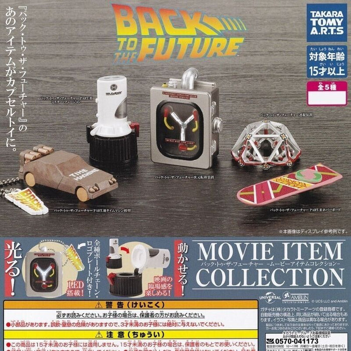 Takara Tomy Arts Back to The Future Movie Item Collection 5 Types Capsule Toy
