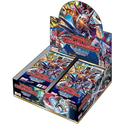 BANDAI Digimon Card Game World Convergence Booster Pack Box TCG JAPAN ToysOneJapan BANDAI Digimon Card Game World Convergence Booster Pack Box TCG JAPAN ToysOneJapan