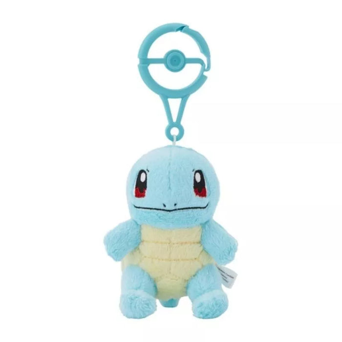 Pokemon Center Original Plush Doll with Carabiner Squirtle JAPAN OFFICIAL