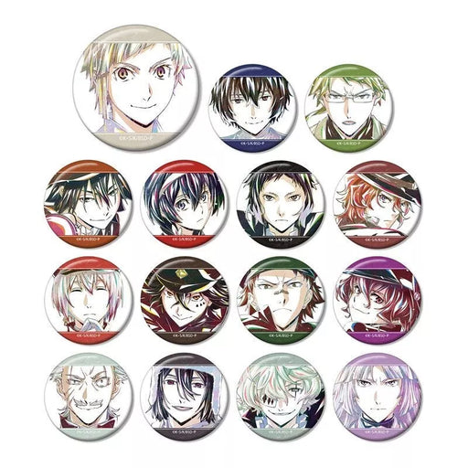 Bungo Stray Dogs Trading Ani-Art Vol.3 Tin Badge Complete Set JAPAN OFFICIAL