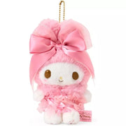 Sanrio My Melody Birthday 50th Anniversary Mascot Holder Ribbon Princess Plush