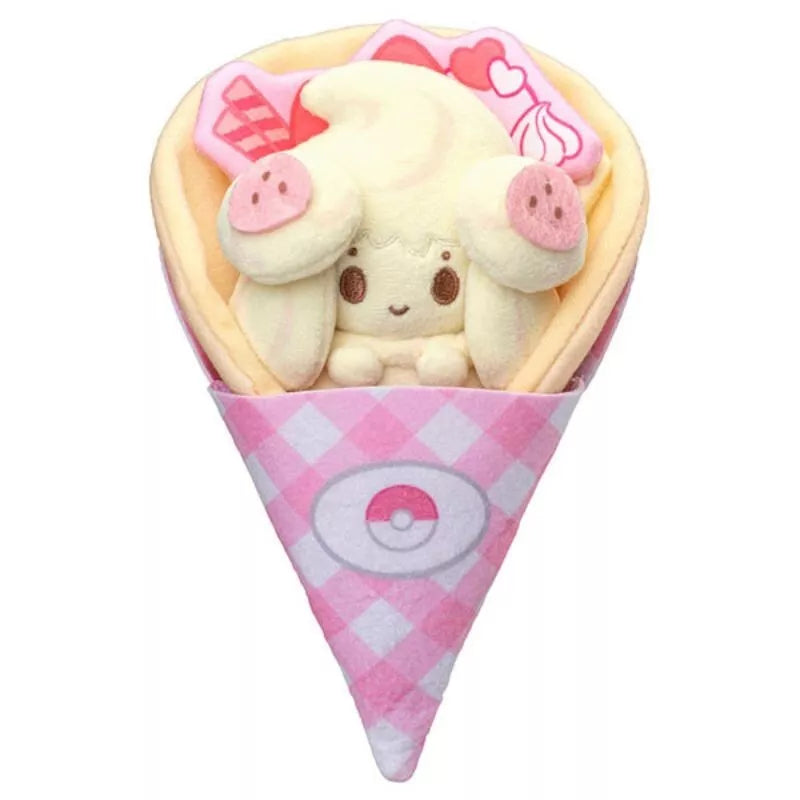 Pokemon Pokepeace KuruKuru Crepe Alcremie Plush Doll JAPAN OFFICIAL