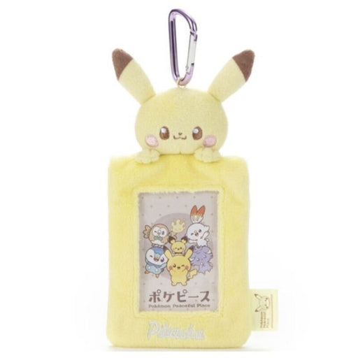 Pokemon Pokepeace Plush Card Case Pikachu JAPAN OFFICIAL