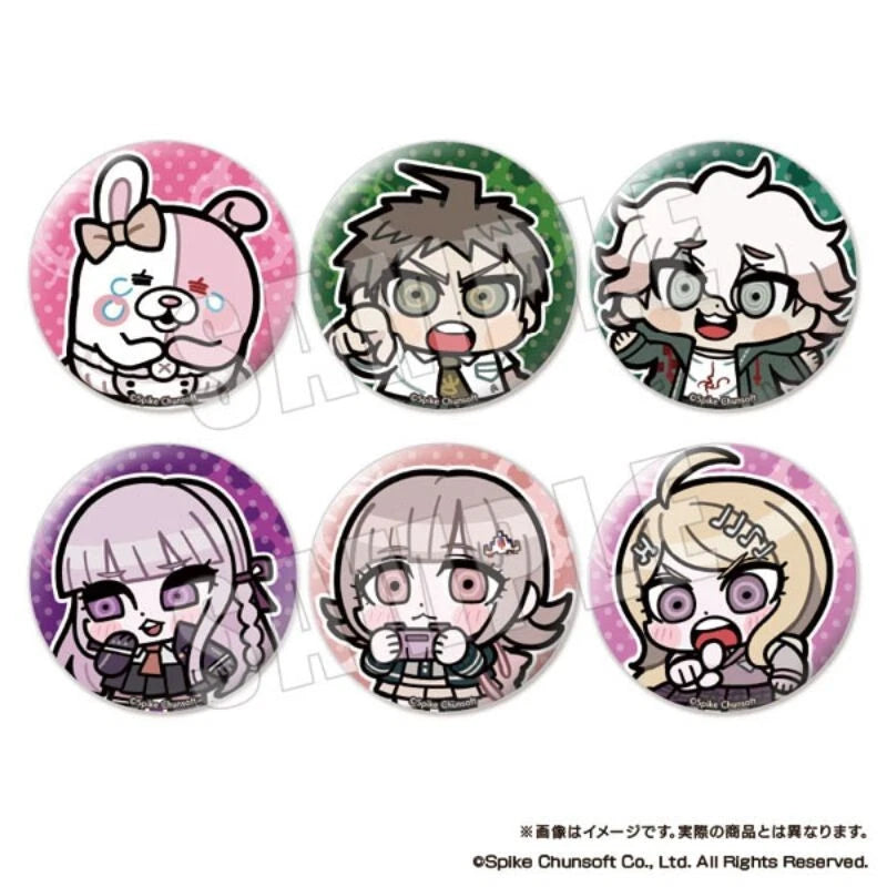 Danganronpa Series x Bkub Tin Badge Vol.2 Complete set JAPAN OFFICIAL