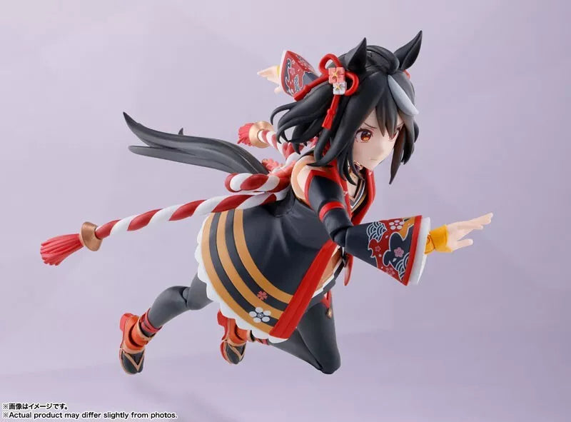 Bandai S.H.Figuarts Umamusume Pretty Derby Kitasan Black Action Figura Japón