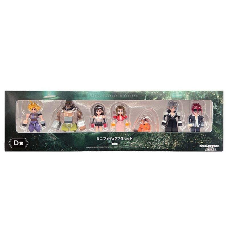 Square Enix FINAL FANTASY VII 7 Rebirth Kuji Prize D Mini Figure set JAPAN