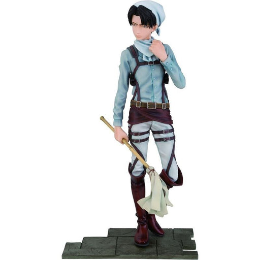 Banpresto DXF Figure Attack on Titan Cleaning Levi JAPAN OFFICIAL