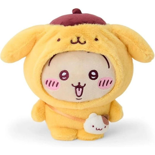 Sanrio Pom Pom Purin x Chiikawa Usagi Plush Doll JAPAN OFFICIAL