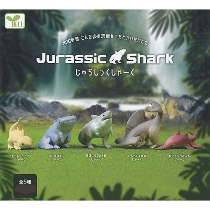 YELL Jurassic Shark All 5 Type Set Figure Capsule Toy JAPAN OFFICIAL