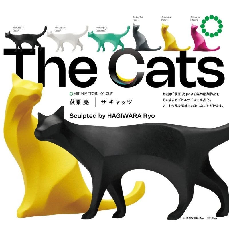 Art Univ. Techni Colour Ryo Hagiwara The Cats Complete Set Figure Capsule Toy