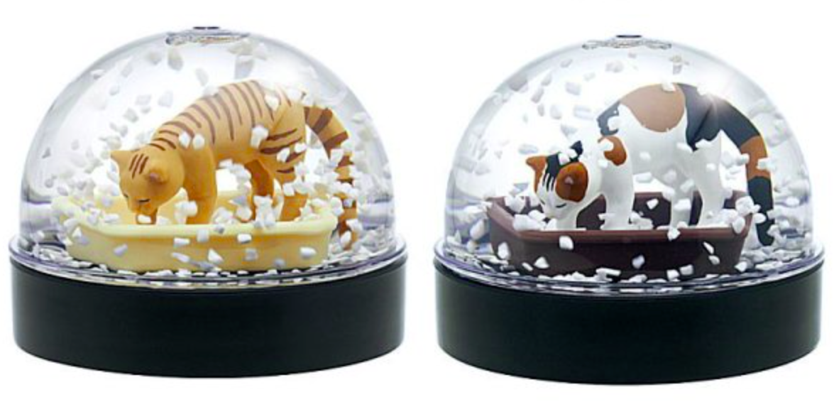 Cat Sand Snow Globe All 4 Types Figure Capsule toy JAPAN OFFICIAL