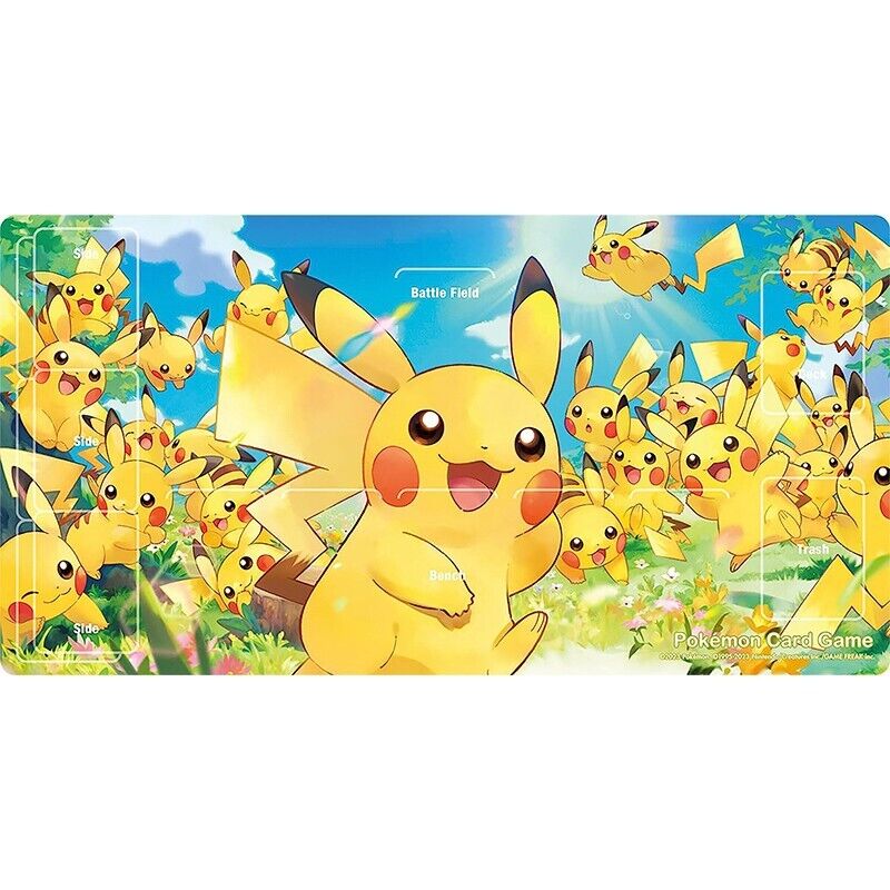 Pokemon Card Game Rubber Mat Pikachu Large Gathering Pokemon Card Game Rubber Mat Pikachu Large Gathering