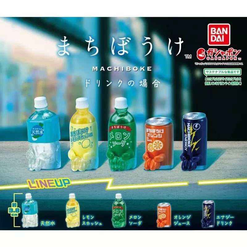 BANDAI Machibouke In the case of Drinks Complete Set Figure Capsule Toy JAPAN