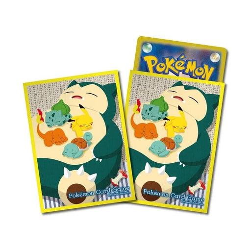 Pokemon Center Original Card Sleeves Snorlax Yellow JAPAN OFFICIAL