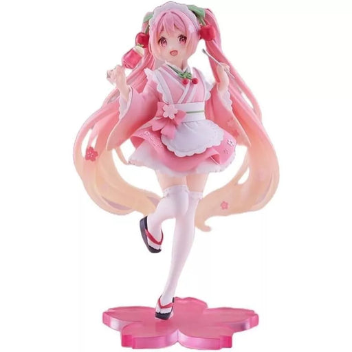 TAITO Coreful Figure Hatsune Miku figure Sakura Wafuu Kissa ver. JAPAN OFFICIAL