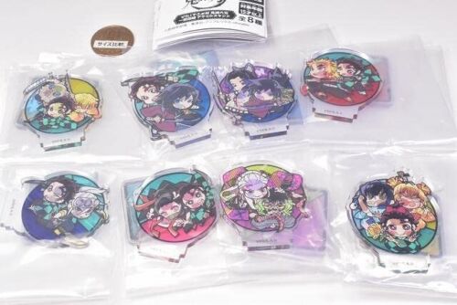 Pita Deformed Demon Slayer Unite Acrylstandset von 8 Gacha -Kapselspielzeug Japan