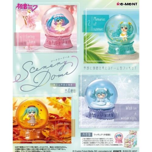 Hatsune Miku Scenery Dome Performance of the Seasonal Story All 4 Set Figure