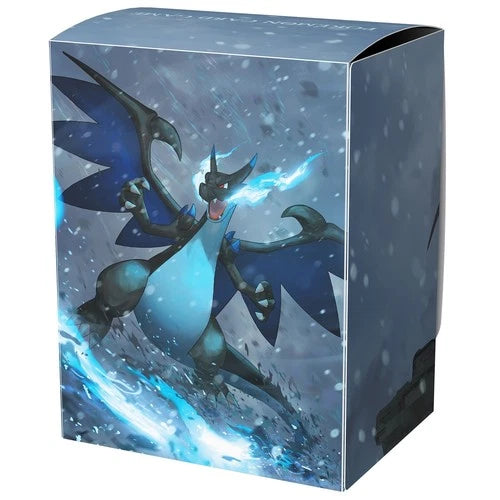 Pokemon Center Original Card Deck Case Mega Charizard X Old Castle Ver. JAPAN