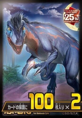 Konami Yu-Gi-Oh Dinosaur Expo 2023 Limited Edition 100Pcs x 2 Card Sleeves JAPAN