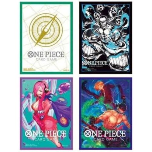 one piece card game japan release date One Piece Card Game Official Card Sleeve 5 (Set / 4 packs)