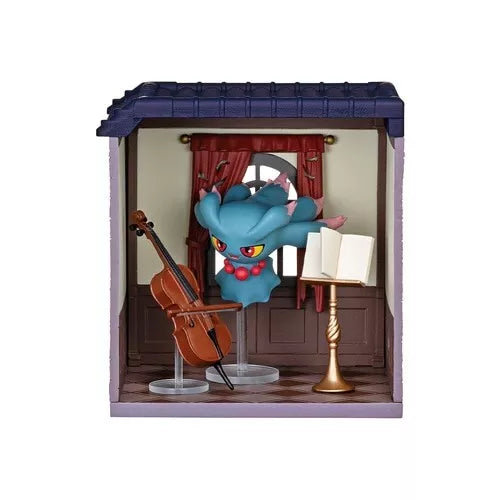 Re-Ment Pokémon Midnight Mansion 2 Todos os 4 Tipos Definir Figura JAPÃO OFICIAL