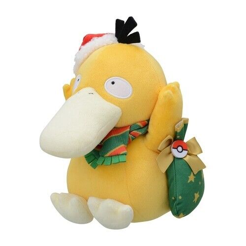Pokemon Center original Paldea's Christmas Market 2023 Plush Doll Psyduck Japón
