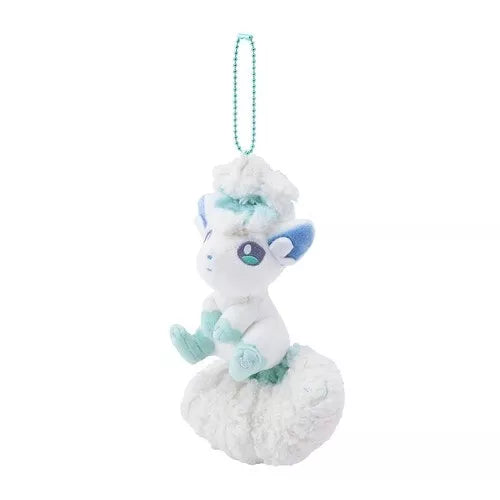 Portachiavi in ​​peluche magnetico originale Pokemon Center Vulpix e Alolan Vulpix GIAPPONE