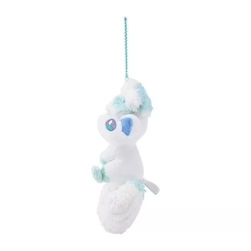 Portachiavi in ​​peluche magnetico originale Pokemon Center Vulpix e Alolan Vulpix GIAPPONE