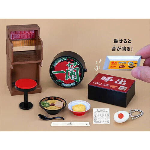 Ramen Ichiran Miniatursammlung Alle 4 Typen Abbildung Kapselspielzeug Japan Beamter