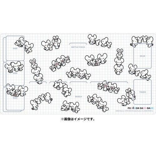 Pokemon Card Game Deck Case & Play Mat Set Maushold Japan ufficiale