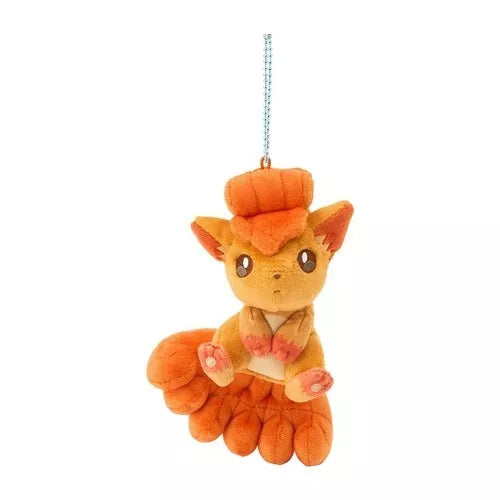 Portachiavi in ​​peluche magnetico originale Pokemon Center Vulpix e Alolan Vulpix GIAPPONE