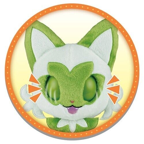 Pokémon me acerque y mirándome wink ojos sprigatito peluche muñeca japón funcionario