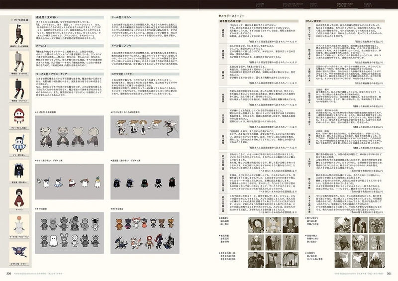 NieR Re in Carnation Collection de documents officiels Livre illustré JAPON
