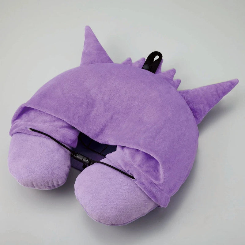 Almohada para el cuello con capucha Pokémon Gengar OFICIAL DE JAPÓN