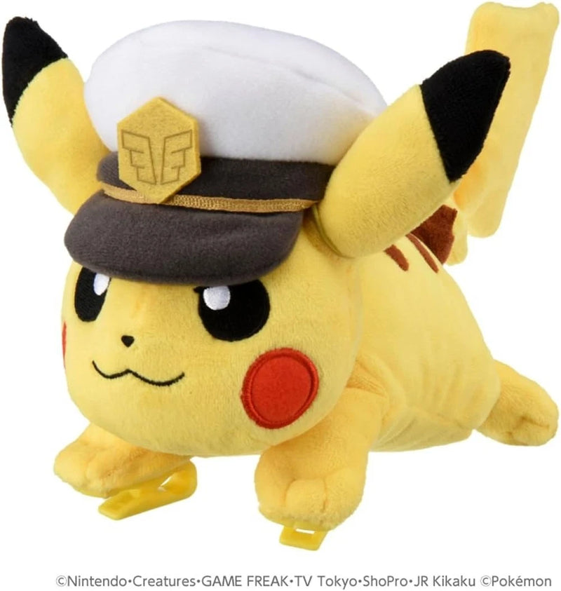 Takara Tomy Pokemon Plüsch Schulter Kapitän Pikachu JAPAN OFFIZIELL