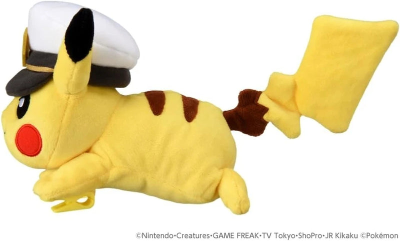 Takara Tomy Pokemon Plüsch Schulter Kapitän Pikachu JAPAN OFFIZIELL