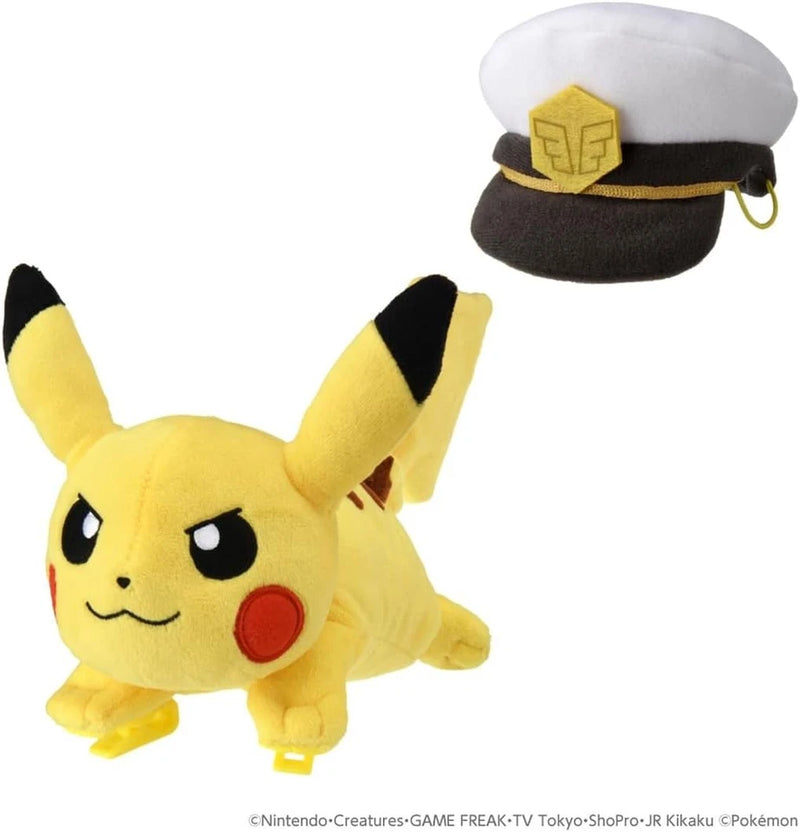Takara Tomy Pokemon Plüsch Schulter Kapitän Pikachu JAPAN OFFIZIELL