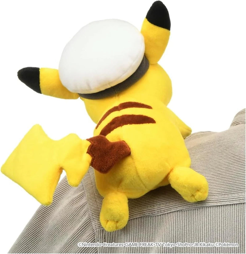 Takara Tomy Pokemon Plüsch Schulter Kapitän Pikachu JAPAN OFFIZIELL
