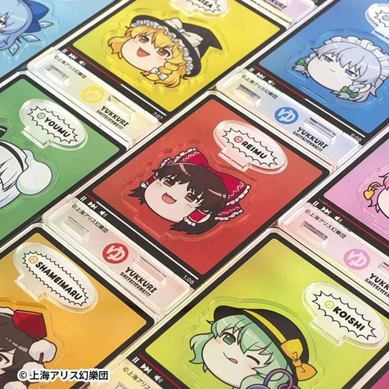 Touhou Project Yukkuri Acrylic Stand 20Pack Box Candy Toy JAPAN OFFICIAL