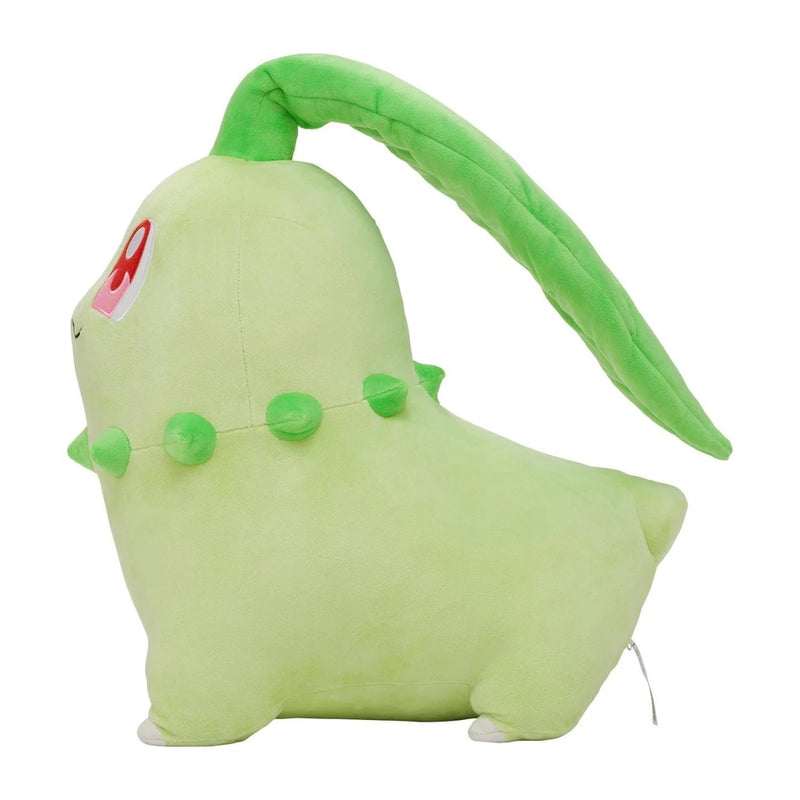 Pokemon Center Original Life Size Chikorita Plush Doll JAPAN OFFICIAL
