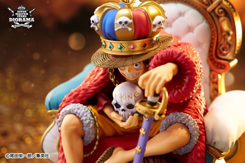 BANDAI One Piece Super Master Stars Diorama King Monkey.D.Luffy Figure JAPAN
